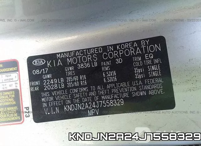 KNDJN2A24J7558329 фото 10