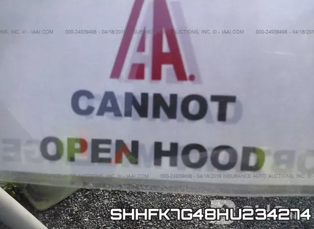 SHHFK7G48HU234274 фото 2
