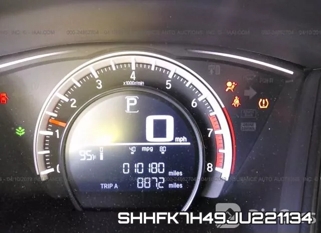 SHHFK7H49JU221134 фото 8