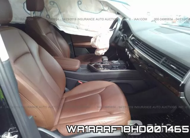 WA1AAAF78HD007465 фото 6