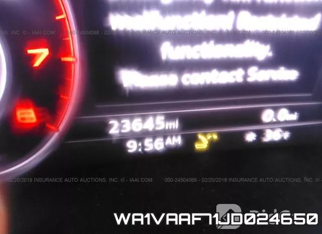 WA1VAAF71JD024650 фото 8