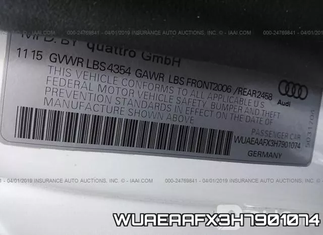 WUAEAAFX3H7901074 фото 10