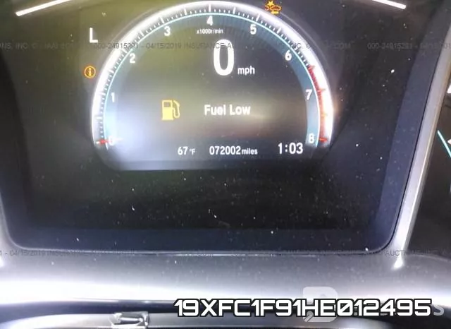 19XFC1F91HE012495 фото 8
