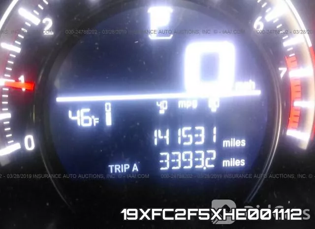 19XFC2F5XHE001112 фото 8