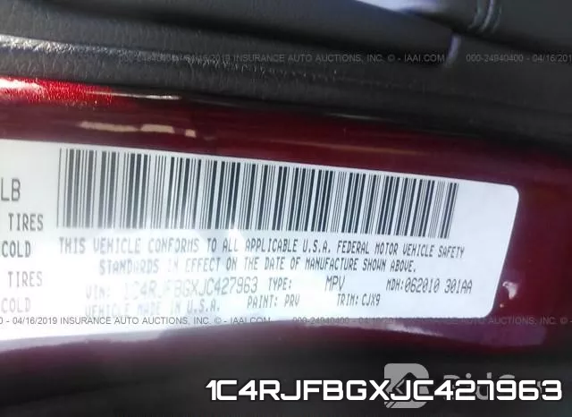1C4RJFBGXJC427963 фото 10