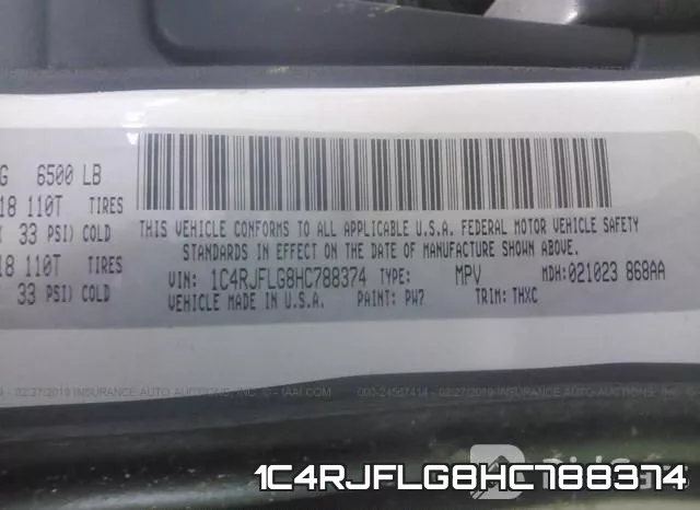 1C4RJFLG8HC788374 фото 10