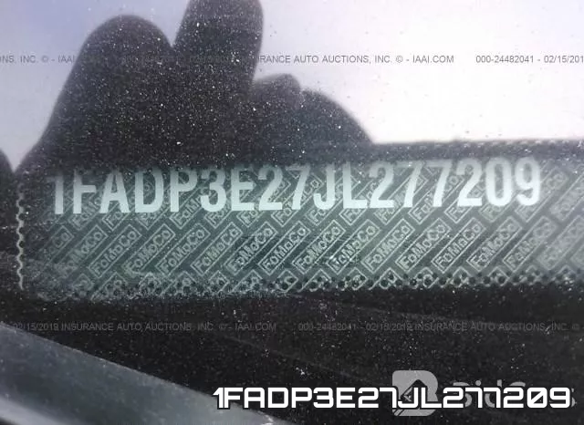 1FADP3E27JL277209 фото 9