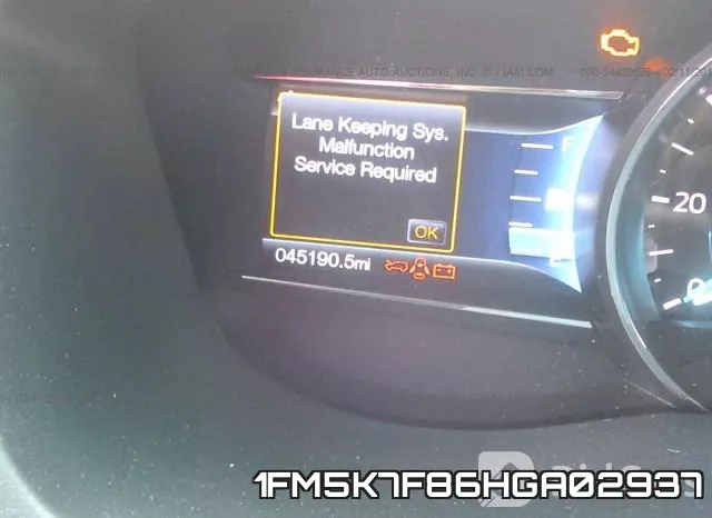 1FM5K7F86HGA02937 фото 8