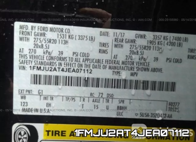 1FMJU2AT4JEA07112 фото 10