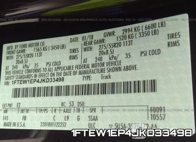 1FTEW1EP4JKD33498 фото 10