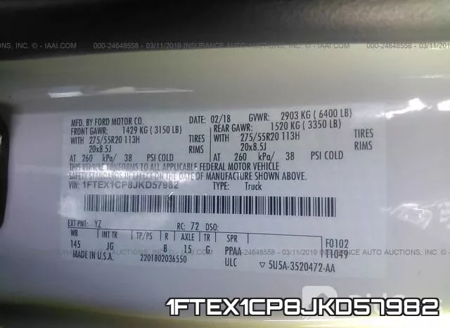 1FTEX1CP8JKD57982 фото 10