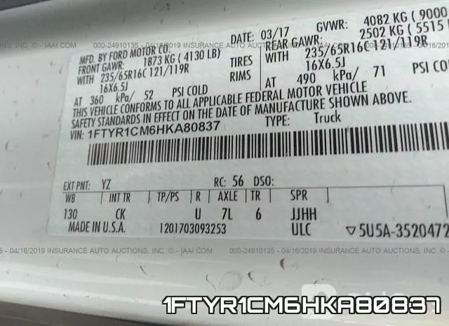 1FTYR1CM6HKA80837 фото 10