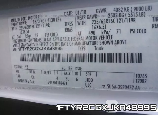 1FTYR2CGXJKA48995 фото 10