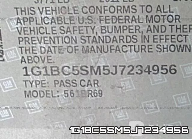 1G1BC5SM5J7234956 фото 10