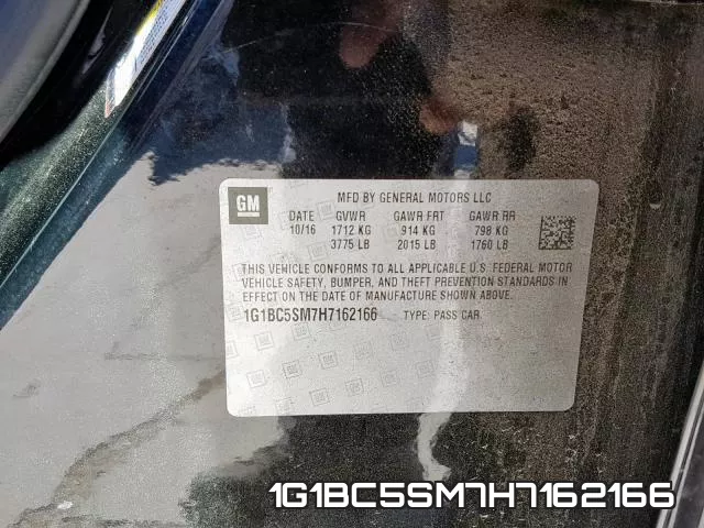 1G1BC5SM7H7162166 фото 2