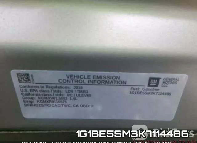 1G1BE5SM3K7114486 фото 9