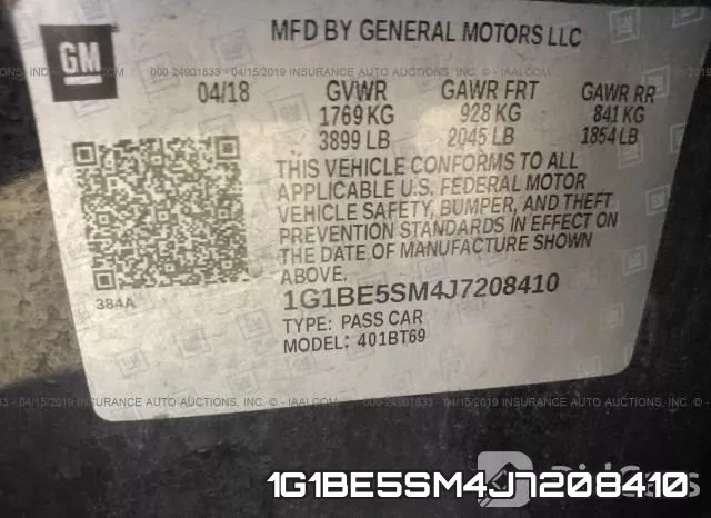 1G1BE5SM4J7208410 фото 10