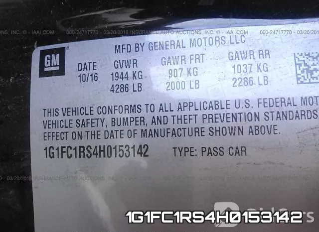 1G1FC1RS4H0153142 фото 10
