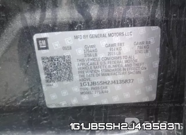 1G1JB5SH2J4135837 фото 10