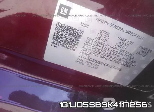 1G1JD5SB3K4117256 фото 10