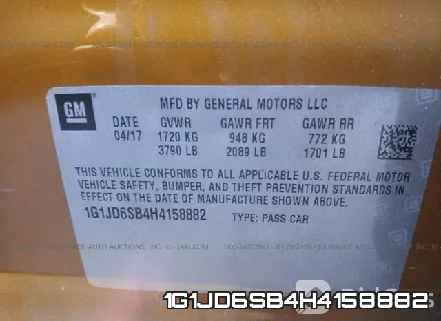 1G1JD6SB4H4158882 фото 10