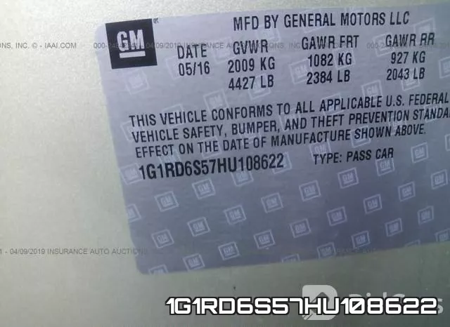 1G1RD6S57HU108622 фото 10