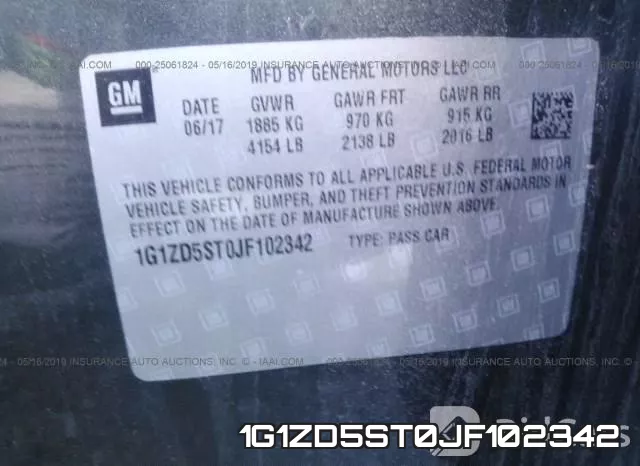1G1ZD5ST0JF102342 фото 10