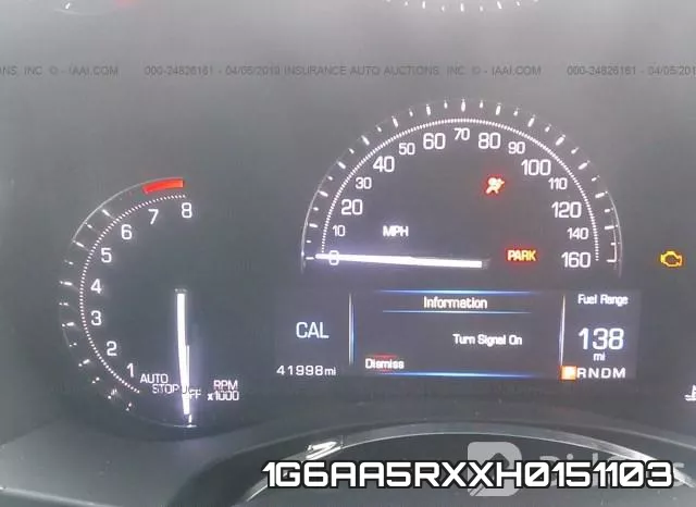 1G6AA5RXXH0151103 фото 8