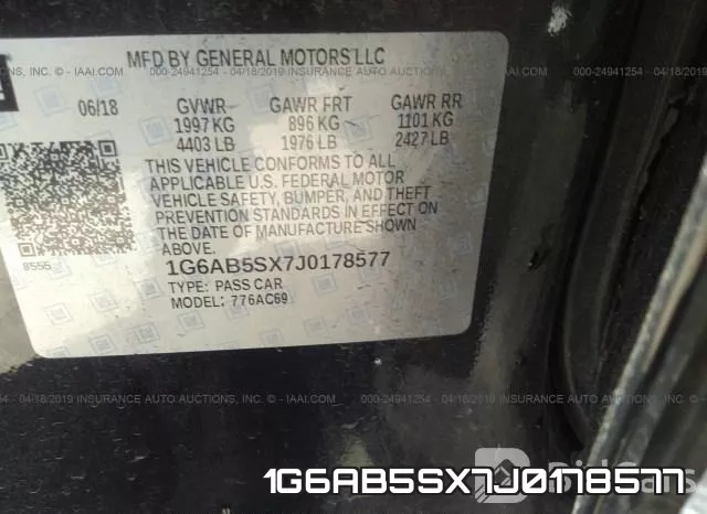 1G6AB5SX7J0178577 фото 10