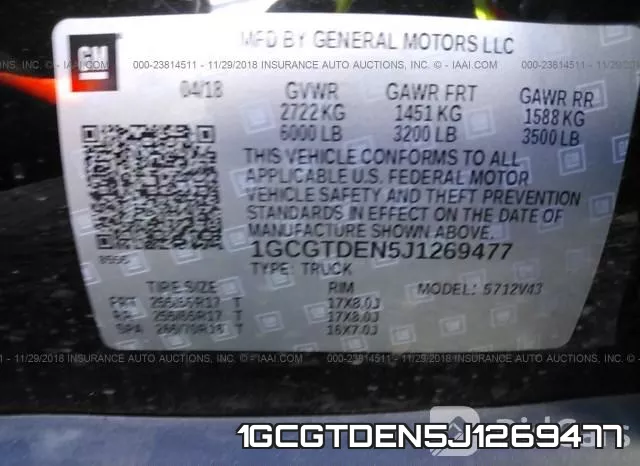 1GCGTDEN5J1269477 фото 10