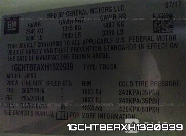 1GCHTBEAXH1320939 фото 9