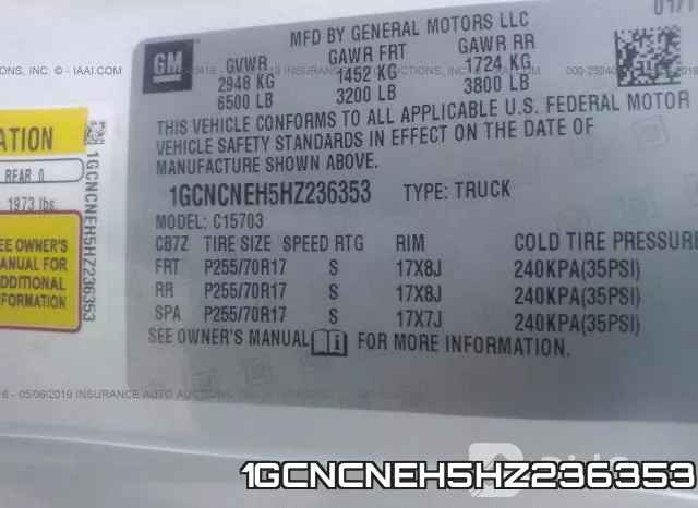 1GCNCNEH5HZ236353 фото 10
