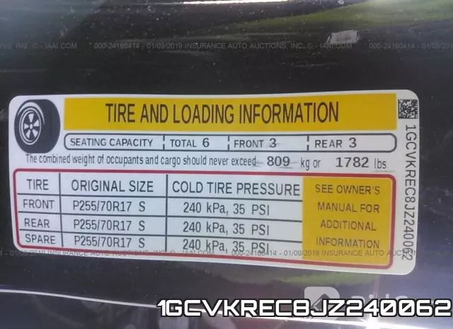 1GCVKREC8JZ240062 фото 10