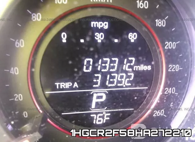 1HGCR2F58HA272210 фото 8
