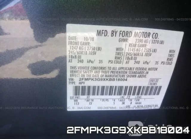 2FMPK3G9XKBB18004 фото 10