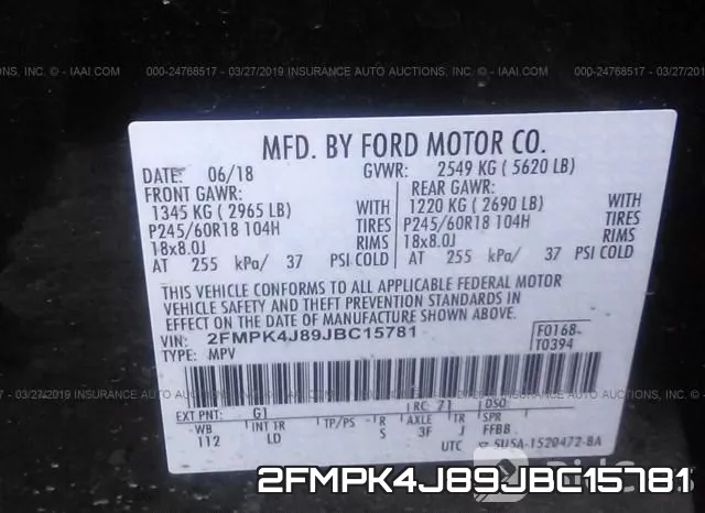 2FMPK4J89JBC15781 фото 10
