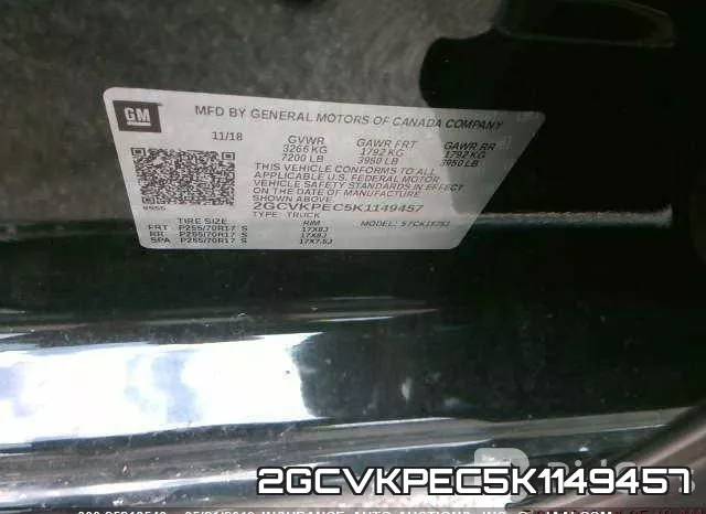 2GCVKPEC5K1149457 фото 10