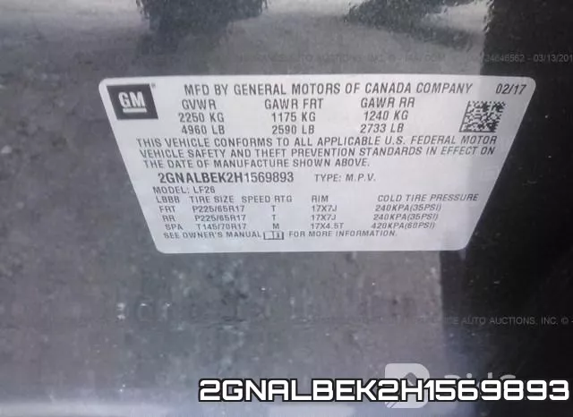 2GNALBEK2H1569893 фото 10