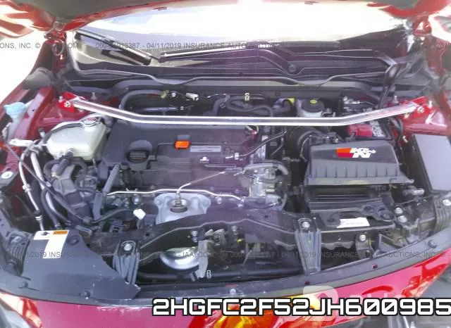 2HGFC2F52JH600985 фото 2