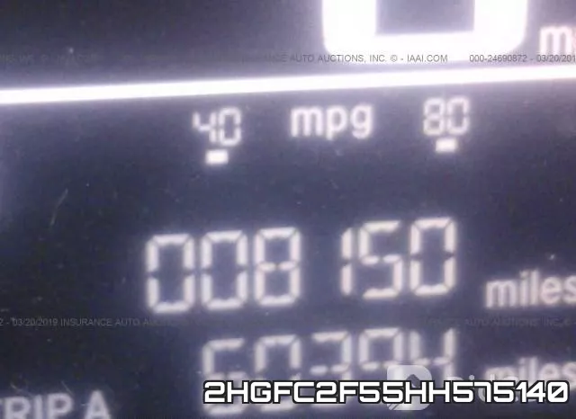 2HGFC2F55HH575140 фото 8