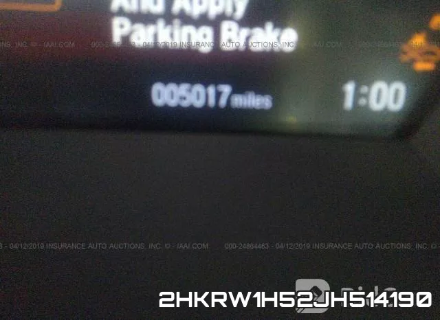 2HKRW1H52JH514190 фото 8