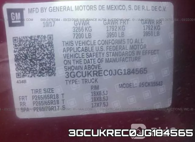 3GCUKREC0JG184565 фото 9