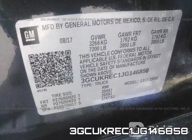 3GCUKREC1JG146858 фото 10