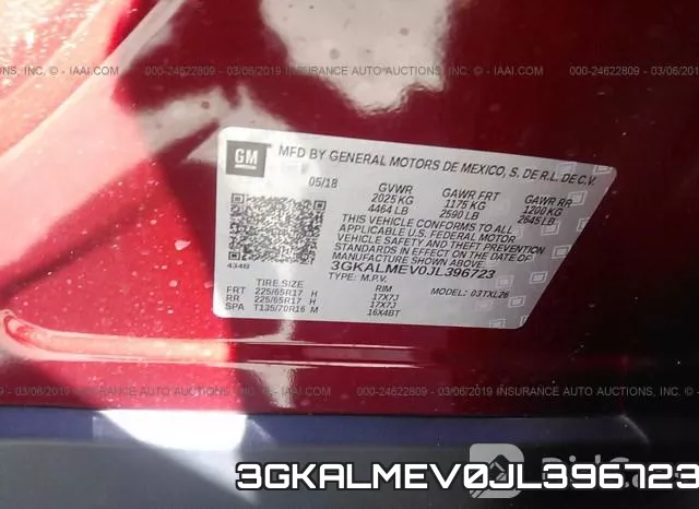 3GKALMEV0JL396723 фото 10