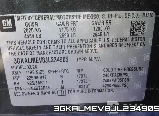 3GKALMEV8JL234905 фото 10