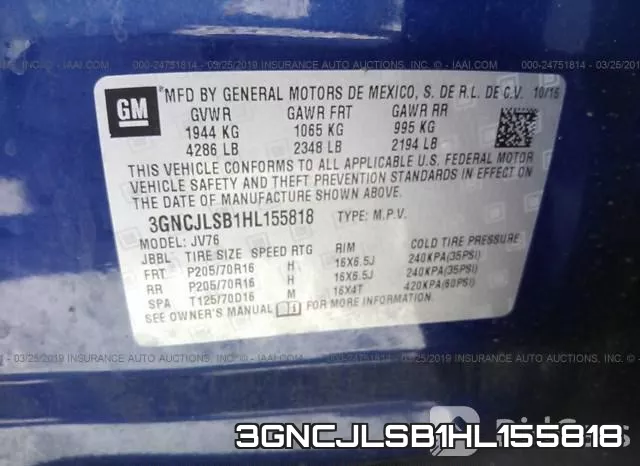 3GNCJLSB1HL155818 фото 10