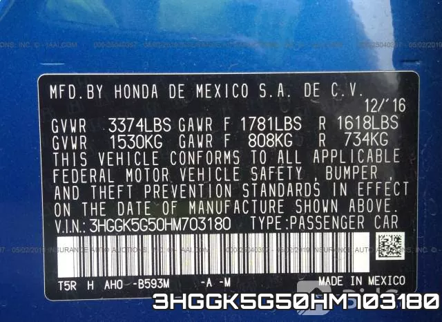 3HGGK5G50HM703180 фото 10
