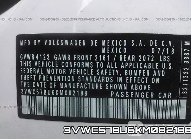 3VWC57BU6KM082188 фото 10
