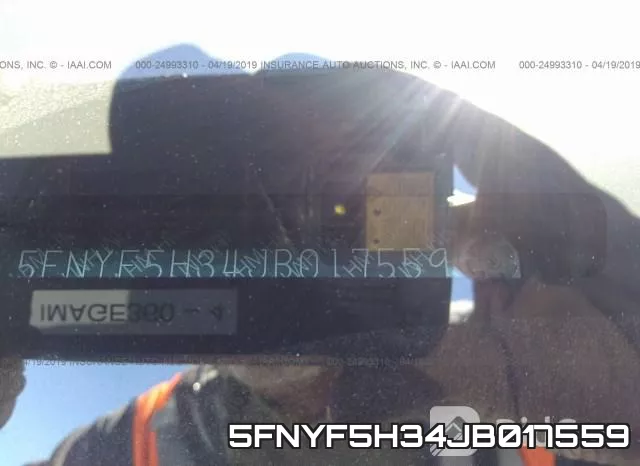 5FNYF5H34JB017559 фото 10
