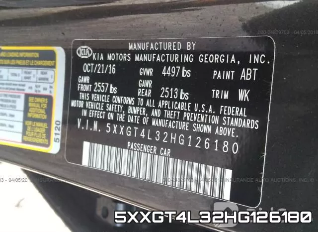 5XXGT4L32HG126180 фото 10